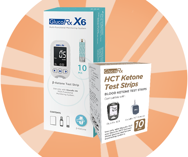 Ketone Test Strips GlucoRx