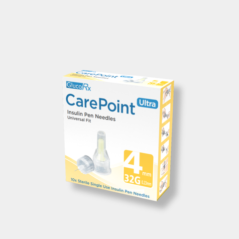 GlucoRx CarePoint Pen Needles x 400 packs (10pcs per pack)