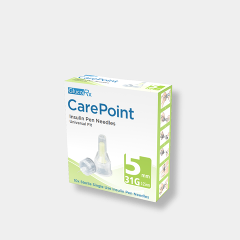 GlucoRx CarePoint Pen Needles x 400 packs (10pcs per pack)
