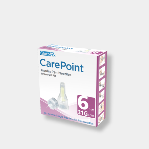 GlucoRx CarePoint Pen Needles x 400 packs (10pcs per pack)