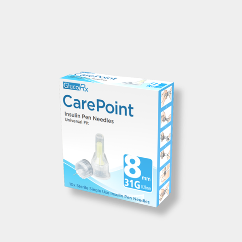 GlucoRx CarePoint Pen Needles x 400 packs (10pcs per pack)
