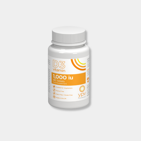 YPV Vitamin D3 1000iu x 20 packs (180 tabs per pack)