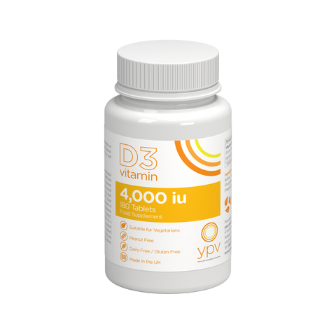 YPV Vitamin D3 4000iu x 20 packs (180 tabs per pack)