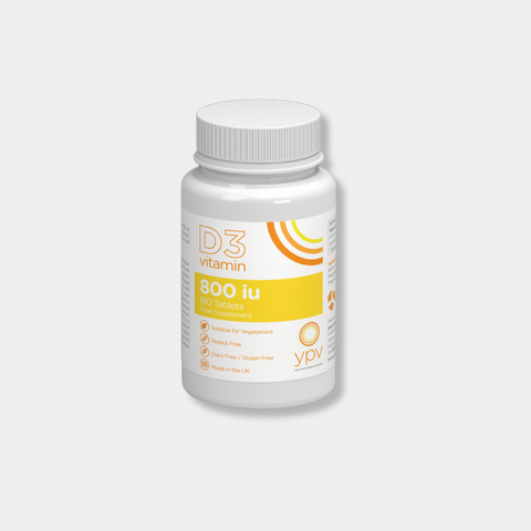 YPV Vitamin D3 800iu x 20 packs (180 tabs per pack)