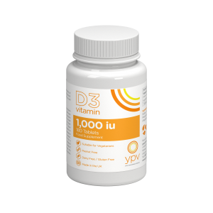 YPV Vitamin D3 1000iu x 20 packs (180 tabs per pack)
