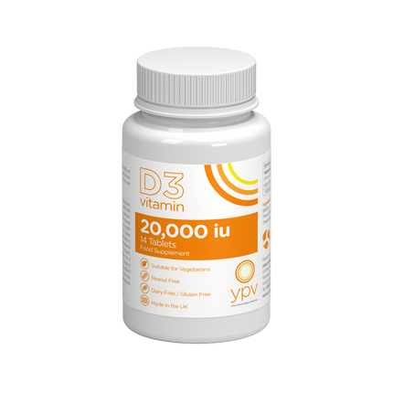 YPV Vitamin D3 20,000iu x 20 packs (14 tabs per pack)