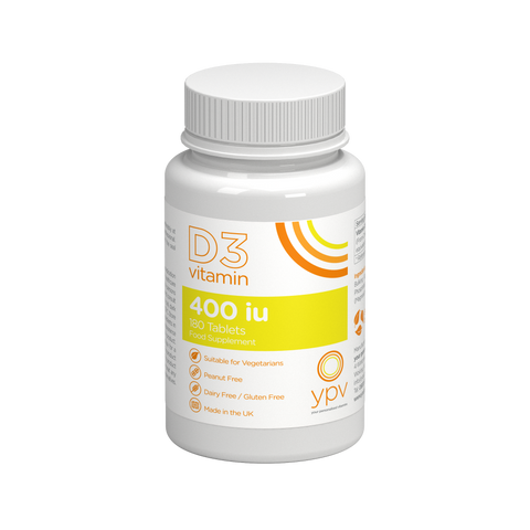 YPV Vitamin D3 400iu x 20 packs (180 tabs per pack)