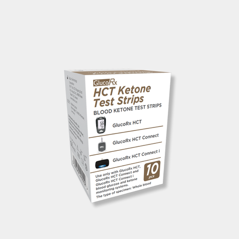 GlucoRx HCT Ketone Strips x 400 Packs (10pcs per pack)