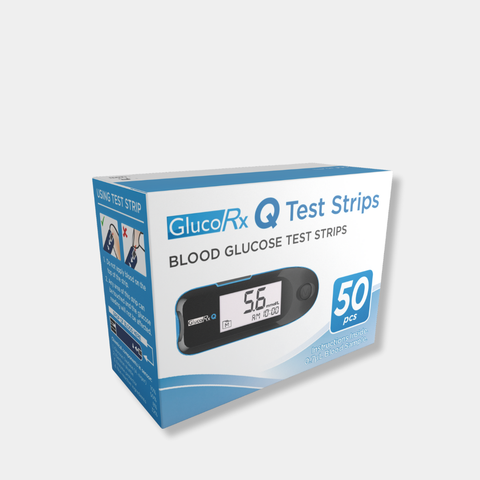 GlucoRx Q Strips x 400 Packs (50pcs per pack)