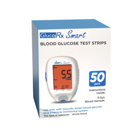 GlucoRx Smart Glucose Test Strips x 400 packs (50pcs per pack)
