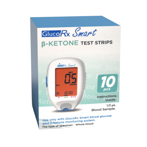 GlucoRx Smart Ketone Strips 400 packs (10pcs per pack)