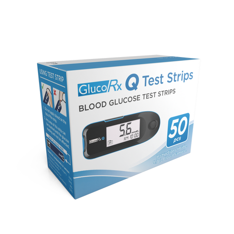 GlucoRx Q Strips x 400 Packs (50pcs per pack)