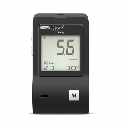 GlucoRx Nexus Voice Blood Glucose Meter x 48pcs