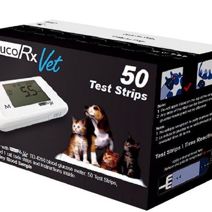 GlucoRx Vet Test Strips  x 200 Packs (50pcs per pack)