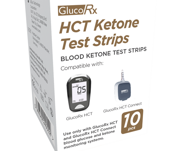 GlucoRx HCT Blood Glucose & Ketone Meter